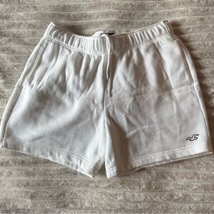 Hollister Classic White Sweat Shorts